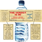 Graduation Law School Subpoena Water Bottle Label