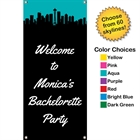 Pick Your Skyline Bachelorette Party Vertical Banner
