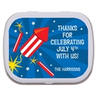 Fireworks Theme Mint and Candy Tin