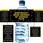 A Fiesta Bash Theme Water Bottle Label