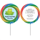 Leap Day Party Theme Custom Lollipop