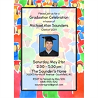 Graduation Crowd Invitation
