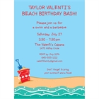 Beach Party Invitation