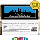 Pick Your Skyline Bridal Candy Bar Wrapper