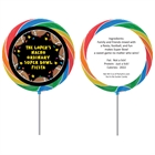 Super Bowl Fiesta Theme Custom Lollipop