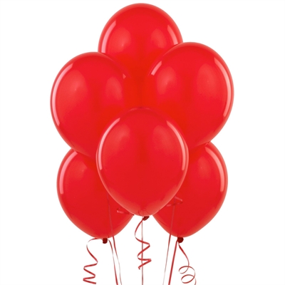 Red Latex Balloons (6)