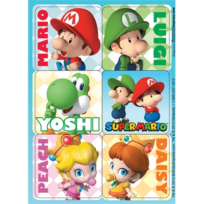 Super Mario Bros. Babies Sticker Sheets (4)