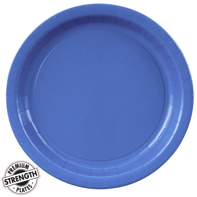 Blue Paper Dinner Plates (24)