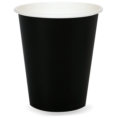 Black 9 oz. Paper Cups (24)