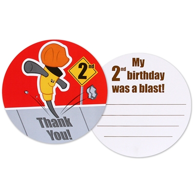Construction Pals 2nd Birthday Thank You Notes (8)