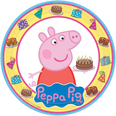 Peppa Pig Dinner Plates (8)