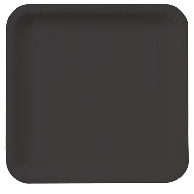Black Square Dinner Plates (8)
