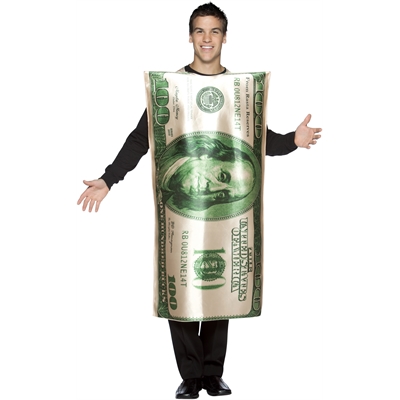 100 Bill Adult Costume