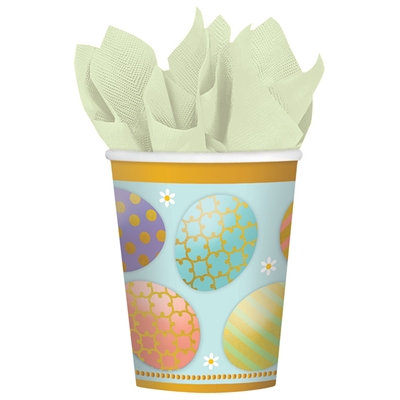 Golden Easter Paper Cups (8)