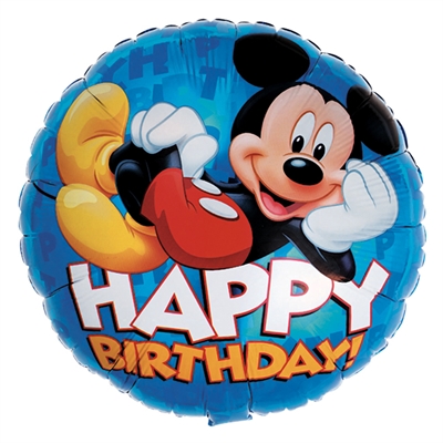 Disney Mickey Mouse Happy Birthday Foil Balloon