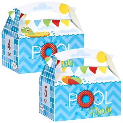 Pool Party Empty Favor Boxes (4)