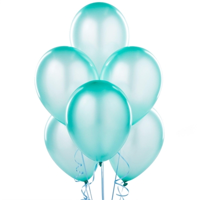 Seafoam Blue 11'' Latex Balloons (6)