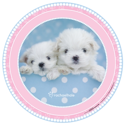 Glamour Dogs Round Activity Placemats (4)