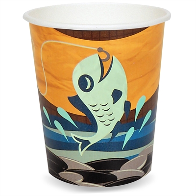 Let's Go Camping 9 oz. Paper Cups (8)
