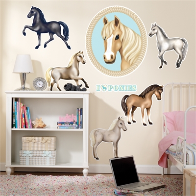 Ponies Giant Wall Decals