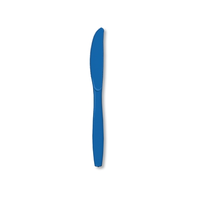 Blue Plastic Knives (24)