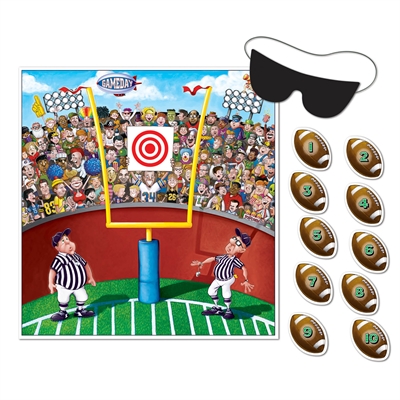Pin the Football Party Game