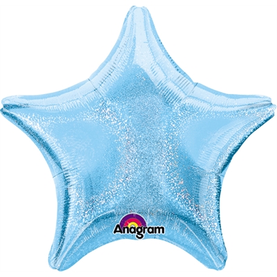 Pastel Blue Dazzler Star Foil Balloon