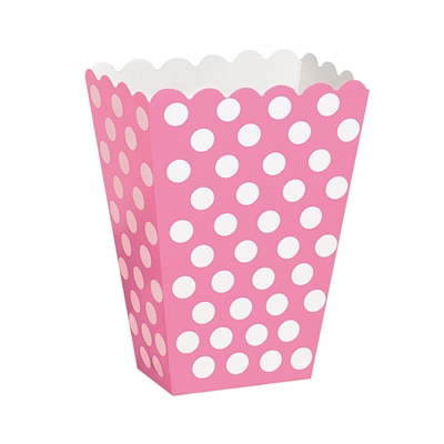 Pink Dot Treat Boxes (8)