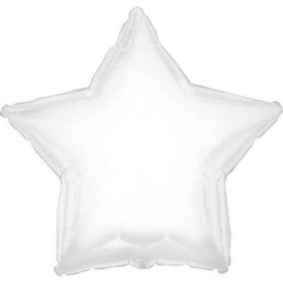 White Star Foil Balloon