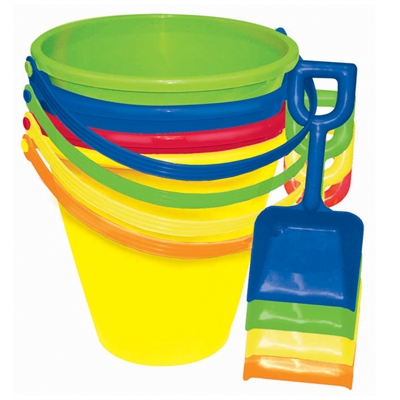 Beach Pail with Shovel Assorted