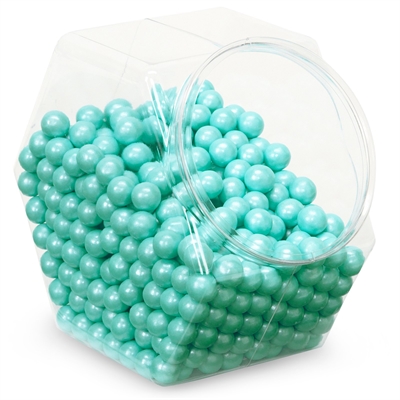 Shimmer Turquoise Sixlets Candy