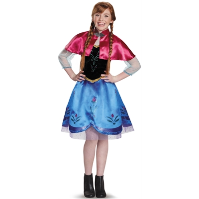 Frozen: Anna Traveling Gown Tween Costume