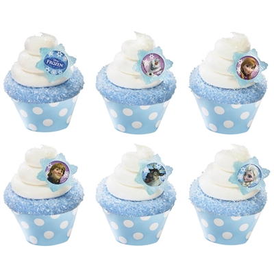 Disney Frozen Cupcake Wrapper & Pick Kit
