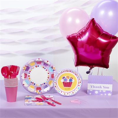 Sweet Cupcake Basic Party Pack