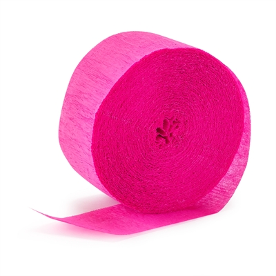 Hot Pink Crepe Paper