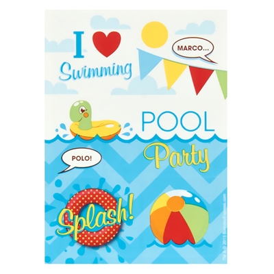 Pool Party Sticker Sheets