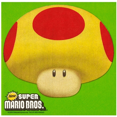 Super Mario Bros. Lunch Napkins (20)