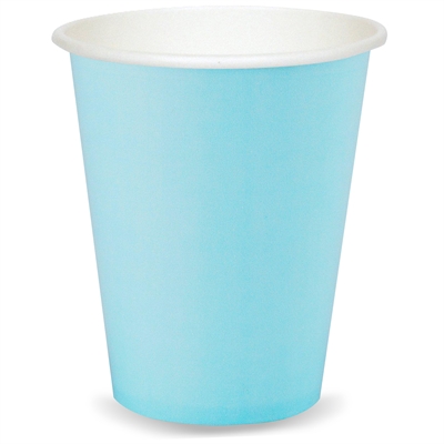 Light Blue Paper Cups (24)