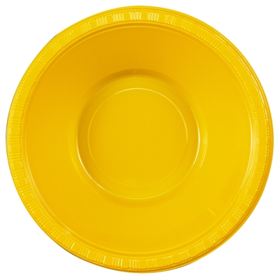 Yellow Plastic Bowls (20)