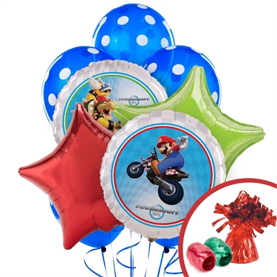Mario Kart Wii Balloon Bouquet