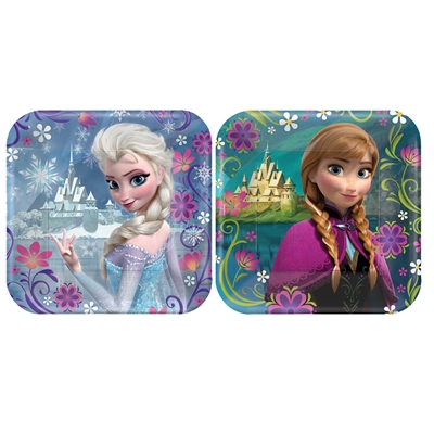 Disney Frozen Party Square Dessert Plates (8)