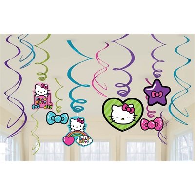 Hello Kitty Swirl Decorations (12)
