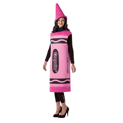 Crayola Tickle Me Pink Crayon Adult Costume