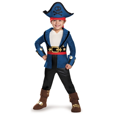 Captain Jake and the Neverland Pirates: Captain Jake Deluxe Toddler Costume