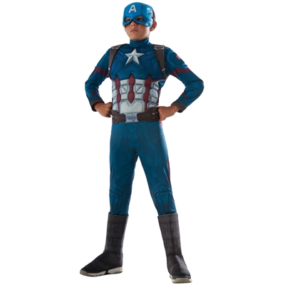 Kids Marvel's Captain America: Civil War Muscle Chest Deluxe Captain America Costume