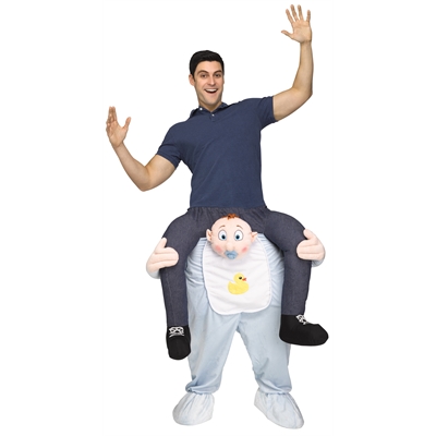 Clown Riding on Shoulder Adult Costumes
