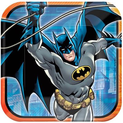 Batman Heroes and Villains Square Dinner Plates (8)