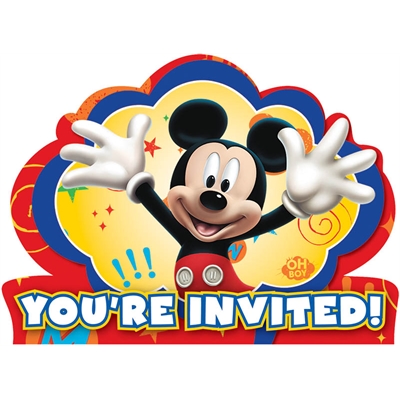 Disney Mickey Mouse Invitations (8)