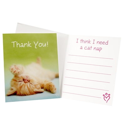 rachaelhale Glamour Cats Thank-You Notes