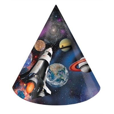 Space Blast Cone Hats (8)